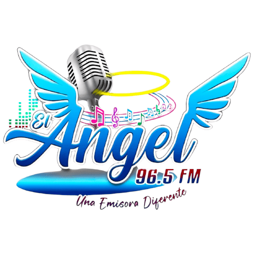 Logo oficial de El Ángel 96.5 FM